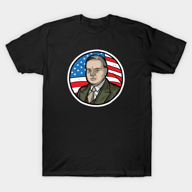 Herbert Hoover T-Shirt by Baddest Shirt Co.